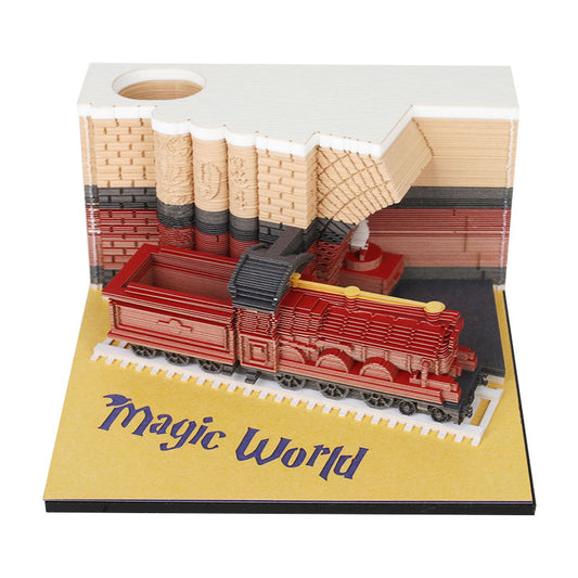 3D Magic Train Memo Pad