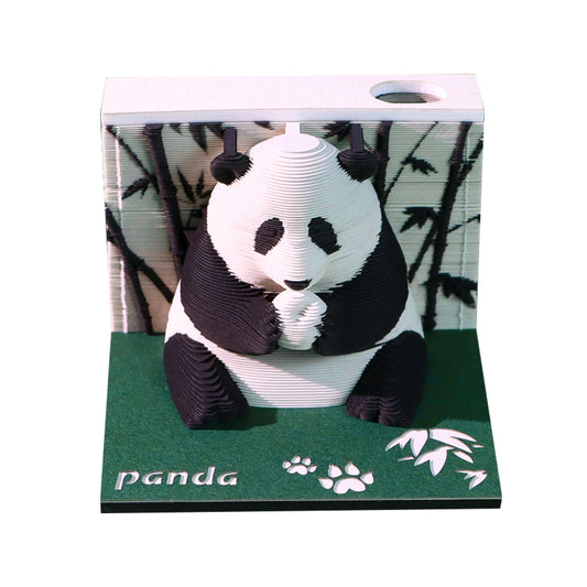 3D Panda Calendar 2025