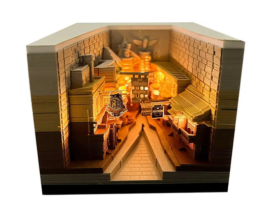 3D Harry Potter Diagon Alley Calendar 2025 With LED Light